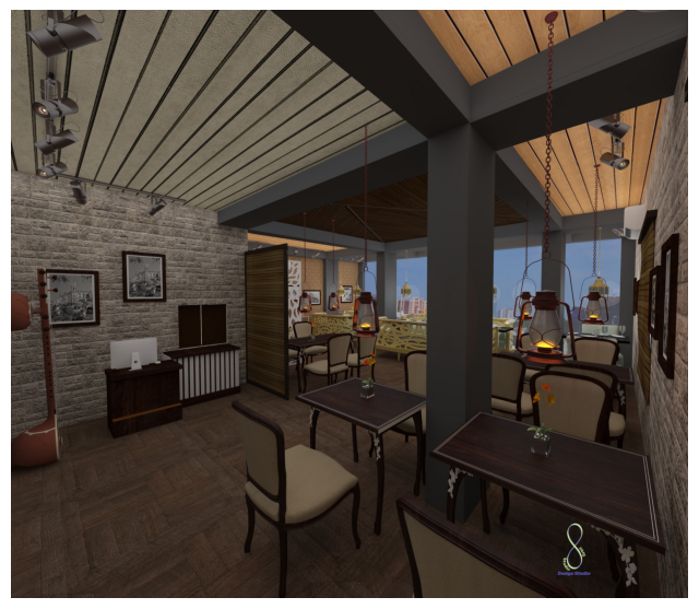 Restaurant Interior Render